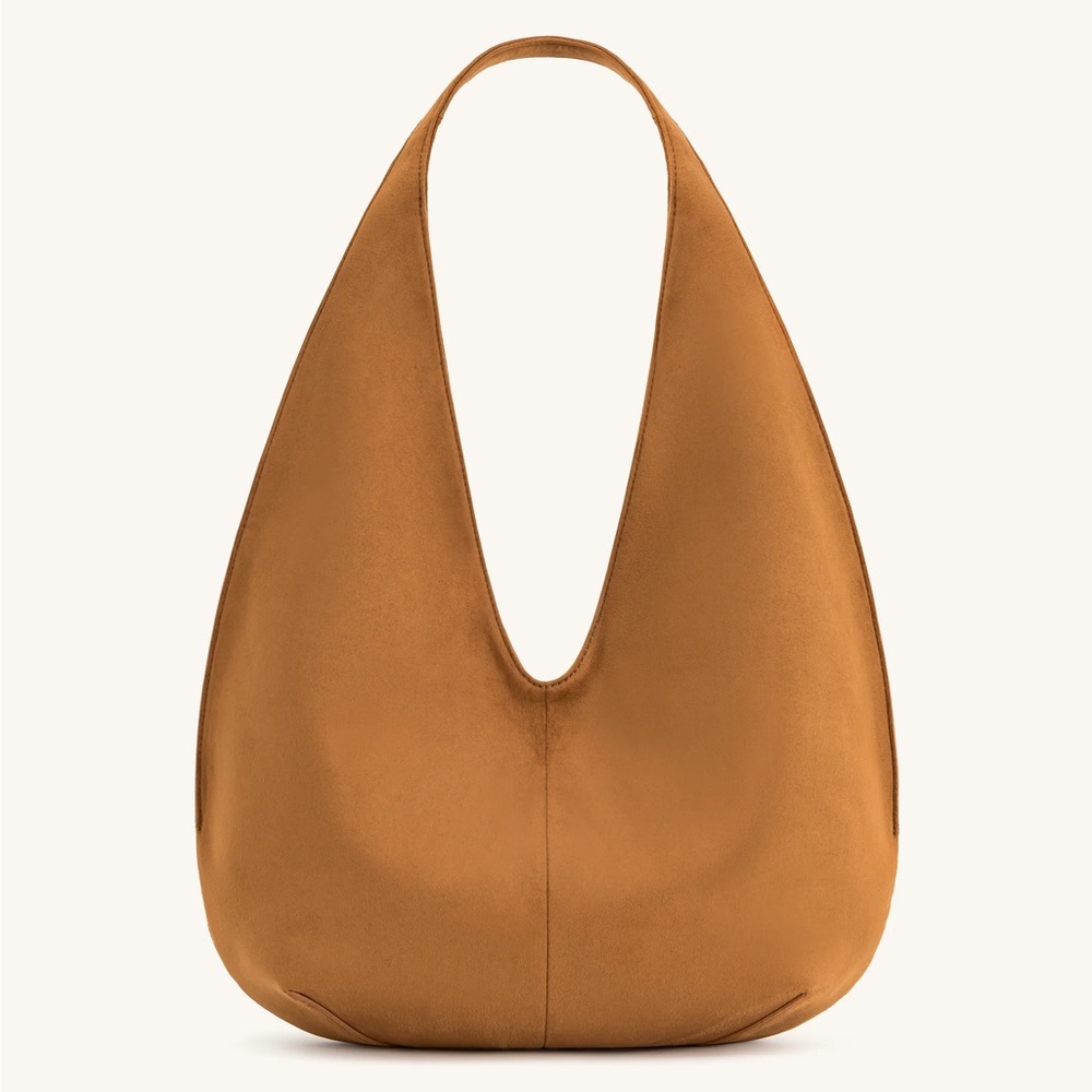 JW PEI Dara Faux Suede Hobo Bag - Yellowish Brown